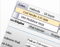 Mail Gönderim Programını Gizleme 