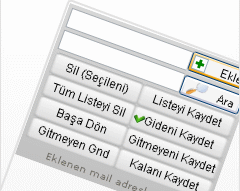 Giden Maillerin Listesini Kaydetme 