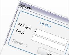 Gruplara Hızlı Mail Ekleme 