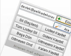 Programa Tek Mail Ekleme 
